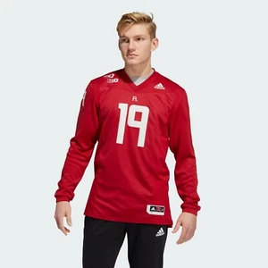 Adidas Hombre Caballeros Escarlata 150 Aniversario Jersey Rojo/Blanco FN2089 Talla XL NUEVO - Imagen 1 de 5