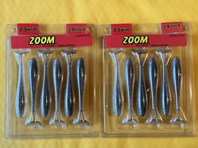 2) Cebos de natación Zoom Z 3/8 OZ Tennessee Shad Foto 1 de 4