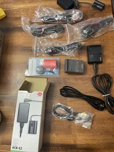 Canon ACK-E2 AC Adapter Kit Plus 2 Battery Chargers and Other Cords/Adapters - Picture 1 of 7