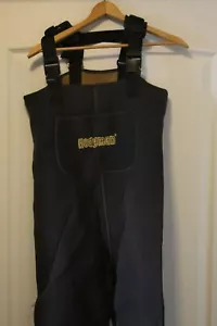 Hodgman Lakestream Neoprene Fishing Chest Waders Green Size Medium - Picture 1 of 7