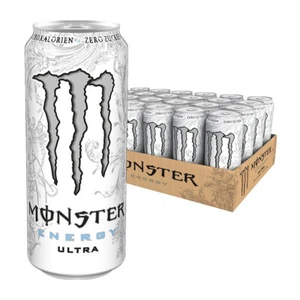 Monster Energy Ultra White Erfrischungsgetränk 500ml 24er Pack - Picture 1 of 1