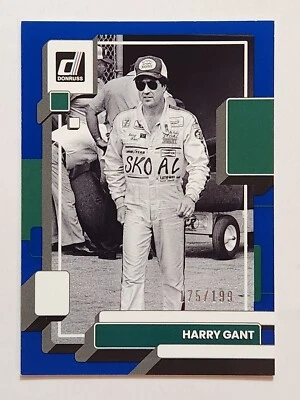 2023 Panini Donruss NASCAR Racing #115 Harry Gant Blue Parallel #175/199 - Image 1 of 2
