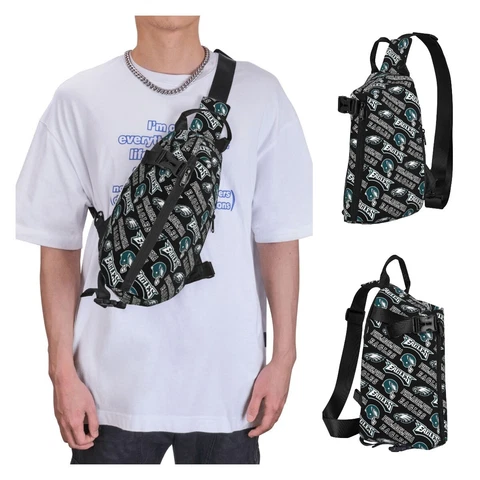 Philadelphia Eagles Crossbody Backpack The Single Shoulder Bag Chest Pack Bags Cover