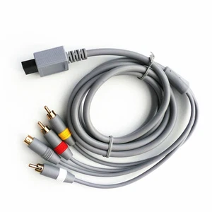 New 6 ft AV TV S-Video SAV CABLE for Nintendo Wii / Wii U - Picture 1 of 5