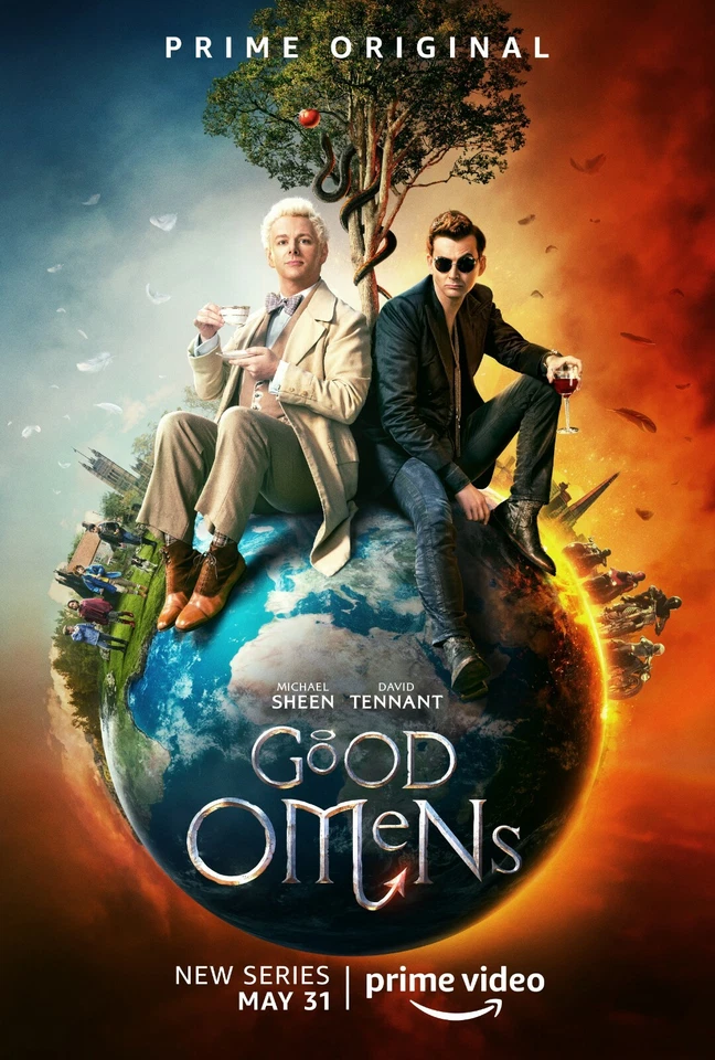 Good Omens poster (c) - 11 x 17 inches - Michael Sheen, David Tennant
