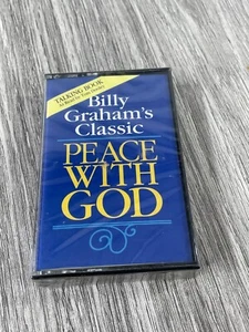 Billy Graham's Classic - Peace With God - Cassette Tape talking book casse - Imagen 1 de 3