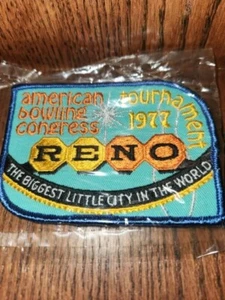 1977 Reno American Bowling Congress Tournament Patch - Bild 1 von 2