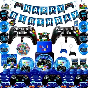 Video Game Birthday Decorations for Boys,151pcs Video Game Party Decorations - Picture 1 of 12