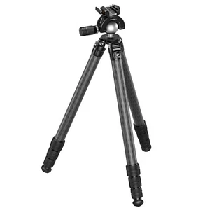 【Leofoto USA】Leofoto SA-404CLX+MH-60X Outdoors Tripod with Dynamic Ball Head Set - Picture 1 of 10