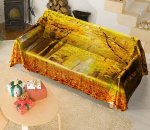 3D Leaves G7638 Sofa Cover High Stretch Lounge Slipcover Protector Couch Cover - Picture 1 of 5