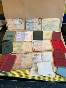 1960'S S.C LAKE ( SIDNEY CHARLES) competition LICENCE AND DRIVING memorabilia - Bild 1 von 9