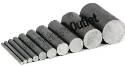 SGS ROUND STEEL BAR Rod 6 - 50 mm Ø Bandsaw Cut Lengths UK Metal Distributor