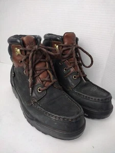 Clarks Gore Tex Hiking Boots Womens Size 7.5 Leather Lace Up Outdoors Trail - Picture 1 of 12