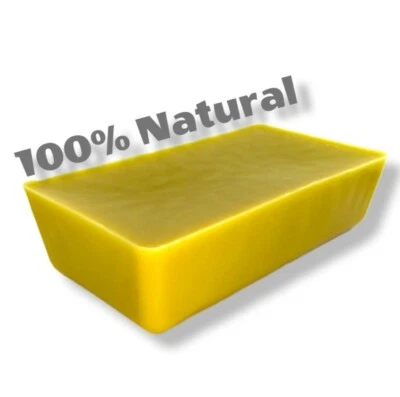 BEESWAX BLOCK 100% NATURAL UNFILTERED .5Lbs 227g 8oz or more minimum 8oz - Image 1 of 4