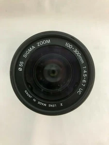 【AS IS】Sigma Zoom 100-300mm f/4.5-6.7 UC Lens For Sony Alpha, Minolta From Japan - Picture 1 of 8