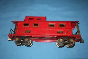 Caboose iluminado American Flyer de preguerra calibre O #3201. - Imagen 1 de 8