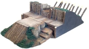 BRITAINS DIORAMA ACCESSORIES 51011 REDOUBT SECTION ARTILLERY EMPLACEMENT - Picture 1 of 1