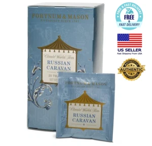 Fortnum and Mason UK Russian Caravan Tea, 25 Teebeutel, 50g - EXP 11-01-2025 - Bild 1 von 3