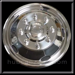 (1) Front Ford 19.5" dually Wheel Simulator 1999-2004 F450 F550 Truck, RV 8  lug - Picture 1 of 3