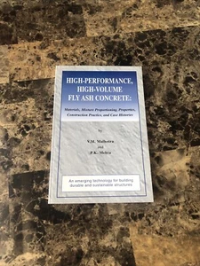 HIGH PERFORMANCE CONCRETE, HIGH VOLUME FLY ASH CONCRETE Malhotra Mehta 2002 - Picture 1 of 7