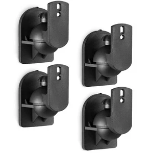 Speaker Wall Mounts Bookshelf Speaker Wall Mount Brackets Surround Sound Speak - Picture 1 of 8