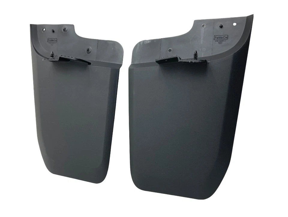 Genuine Shield Mud Protector Ford F450 Chassis Front LH & RH Black 2021 OEM Pair Foto 1 de 4