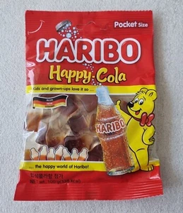 HARIBO HAPPY COLA Jalea Original 100g x 1~5 paquetes, Caramelo de Oso Dorado Gomoso Alemania - Imagen 1 de 7