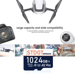 High Speed Ultra Micro SD Card SDXC 1TB Class 10 TF Card Memory Card Flash Card - Picture 1 of 17