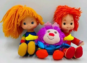 Muñecas Hallmark 1983 Rainbow Brite & Red Butler 10" y 2017 púrpura IQ Sprite 4"  - Imagen 1 de 19