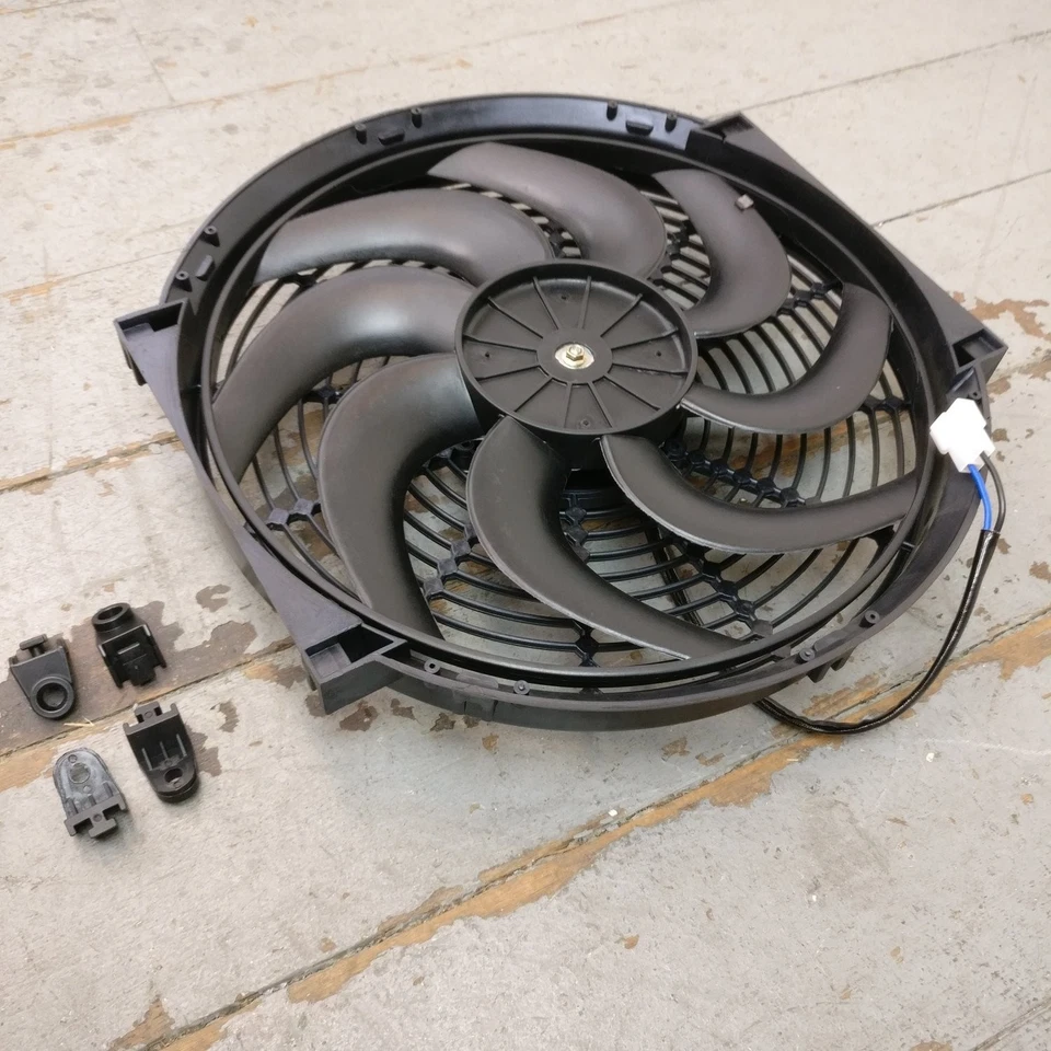 Ford Taunus 1962 14 pulgadas Super Duty ventilador de radiador nuevo volumen refrigeración aerodinámica Foto 1 de 4