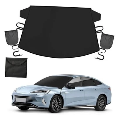 Чехол на лобовое стекло для льда и снега сверхпрочный 600D Oxford средний (69 дюймов x 42 дюйма) - Изображение 1 из 4