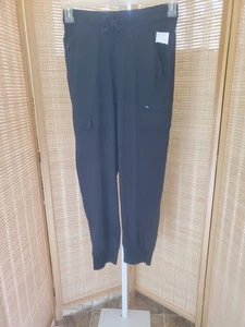 All in Motion Jogginghose Damen Größe XS schwarz hoher Bund Reißverschluss Kordelzug - Bild 1 von 12