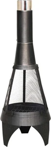 buschbeck Stahlofen Colorado Mesh schwarz 125 x 45 x 45 cmcm - Bild 1 von 3