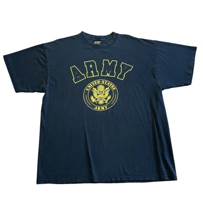 90's Vintage United States Army Military Shirt XLarge Single Stitch Black USA - Image 1 of 4