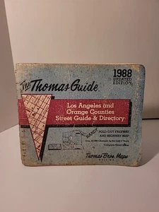 1988 Thomas Guide Los Angeles & Orange Counties Straßenführer und Verzeichnis - Bild 1 von 15