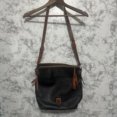 Dooney and Bourke черный и коричневый наплечная сумка хорошее состояние товара - Изображение 1 из 4