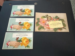 4-Burgess & Bingham Trade Card-Clothiers-Cortland, NY. U23 - Picture 1 of 2