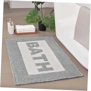 Waffle Bathroom Rugs 24x36, Ultra Soft and Super Absorbent Bath Mat, Non Slip - Picture 1 of 7
