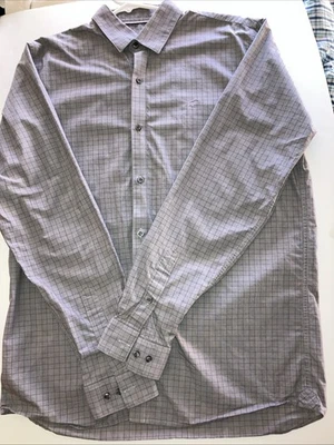 Camisa social masculina Lacoste clássica cinza jacaré LS tamanho 41 - Imagem 1 de 4