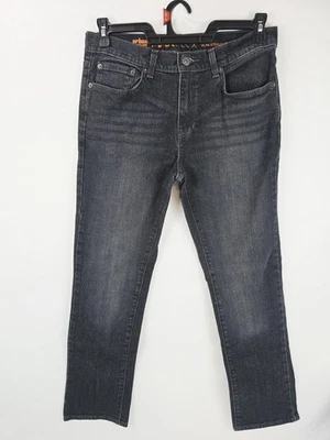 Pantalones de mezclilla rectos ajustados Urban Pipeline Max Flex para hombre 31x30 negros excelente estado Foto 1 de 4