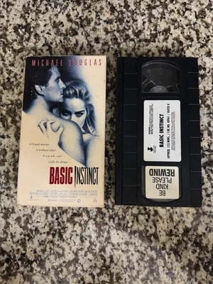 Basic Instinct (VHS, 1992) - Michael Douglas & Sharon Stone - Image 1 of 2