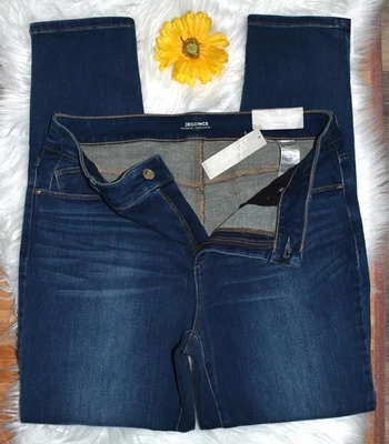 NUEVO CON ETIQUETAS CHICO S MUJER JEGGING JEANS TALLA 12R/2R LAVADO ÍNDIGO Foto 1 de 4