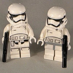 LEGO Star Wars FIRST ORDER STORMTROOPER Minifgure (Lot Of 2)  - Picture 1 of 7