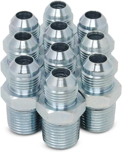 2404-08-08 Raccordo Adattatore Tubo Idraulico, 1/2" JIC Maschio X 1/2" NPT Maschio - 10 Pa - Foto 1 di 3