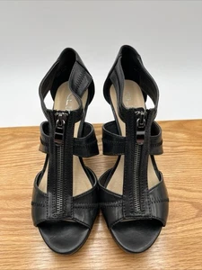 Cremallera de tacón CL By Laundry Willow negra con cremallera talla 7M - Imagen 1 de 11