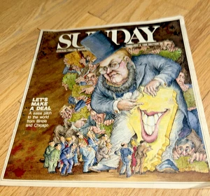 Feb, 2, 1986 CHICAGO TRIBUNE Magazine GOVERNOR JIM THOMPSON on Cover - Picture 1 of 14
