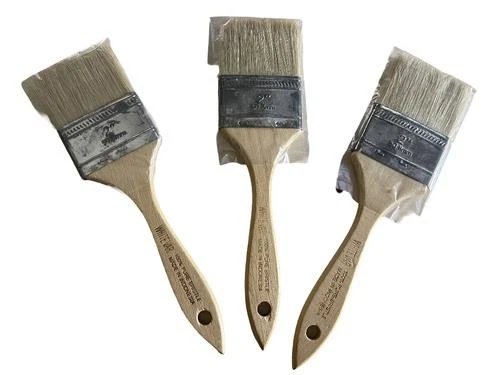 Pinceles de pintura profesionales de cerdas puras 3pk genuinos BLANCO VAR 2 pulgadas (50,8 mm) 13z Foto 1 de 1