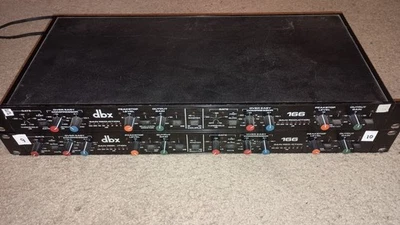 DBX 166, Original USA, 2 Channel Overeasy Compressor Limiter, Vintage LOT (2) - Image 1 of 4