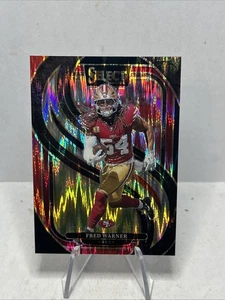 2024 Panini Select #157 Fred Warner Black & Red Prizm Shock - Picture 1 of 10