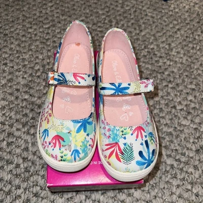Olive & Edie Daisie Mary Jane Lona Floral Textil Niñas Talla 12 Nuevo en Caja Foto 1 de 4